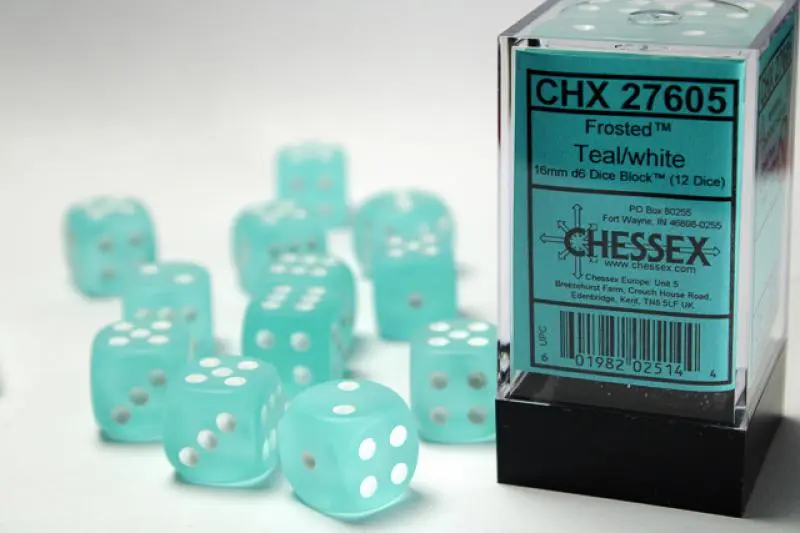 16mm D6 Dice Block (12)