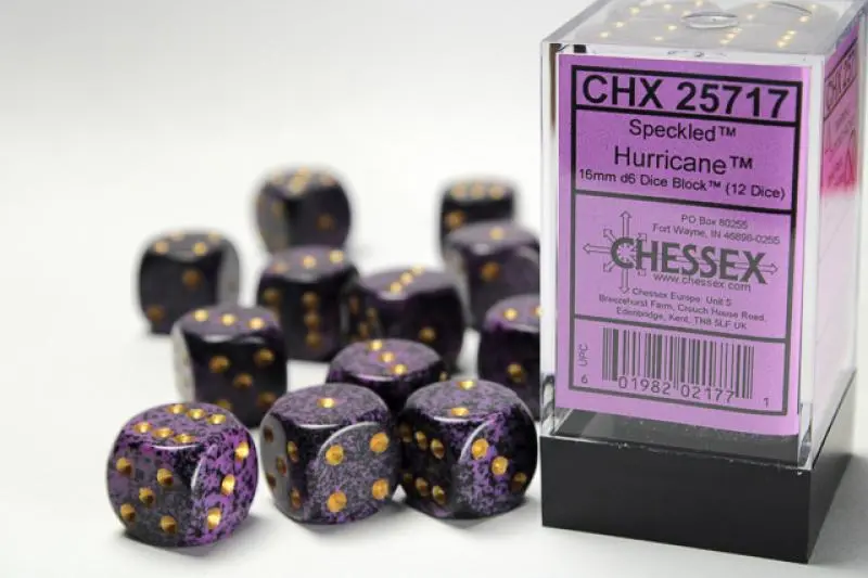 16mm D6 Dice Block (12)