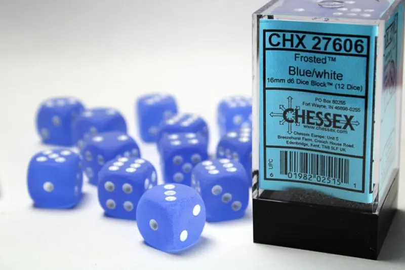 16mm D6 Dice Block (12)