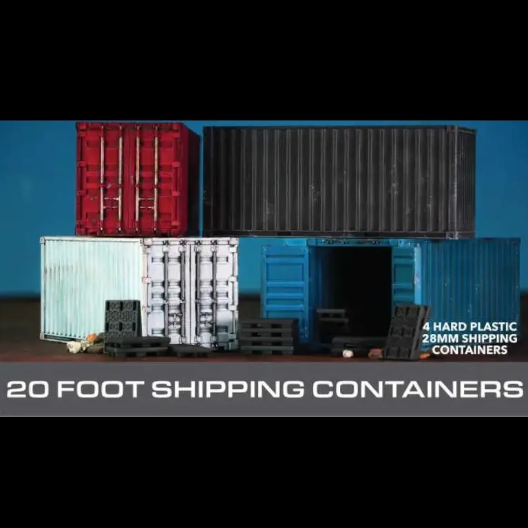 20 Foot Shipping Containers - Wargames Atlantic