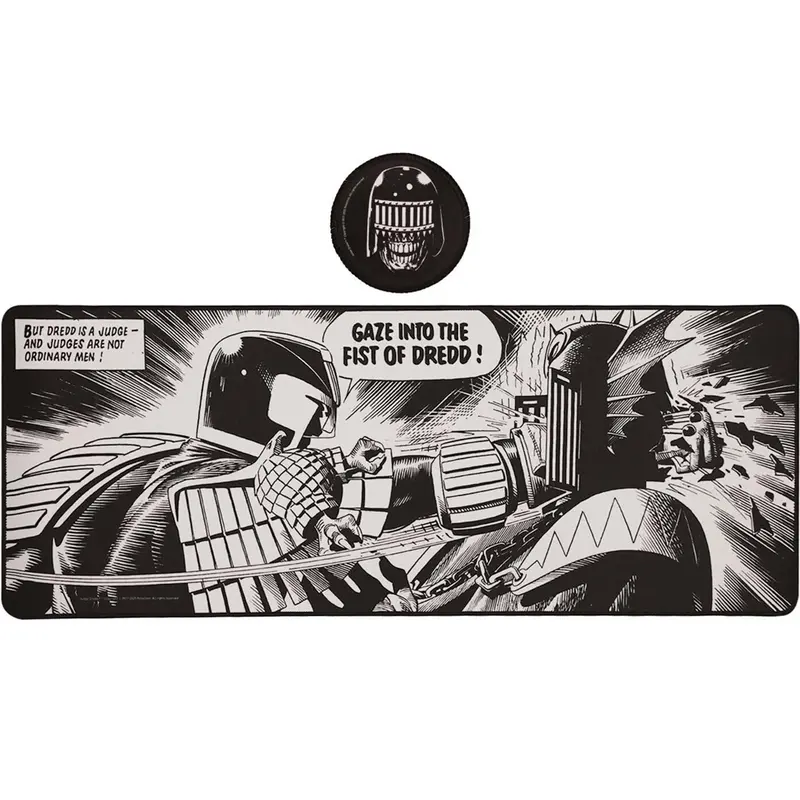 2000 AD Judge Dredd Desk Pad and Coaster Set