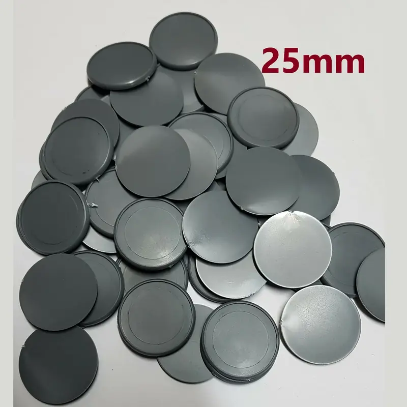 25mm Round Lipped Bases - Tabletop Workshop