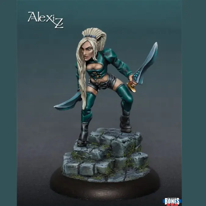 30229 Caryth, Female Dark Elf - Bones USA Reaper Legends