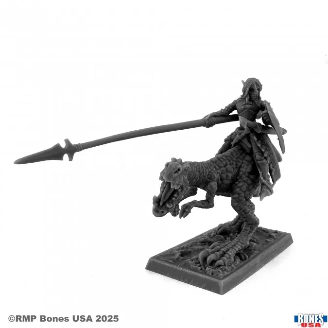 30234 Dark Elf Hero on Lizard - Bones USA Reaper Legends