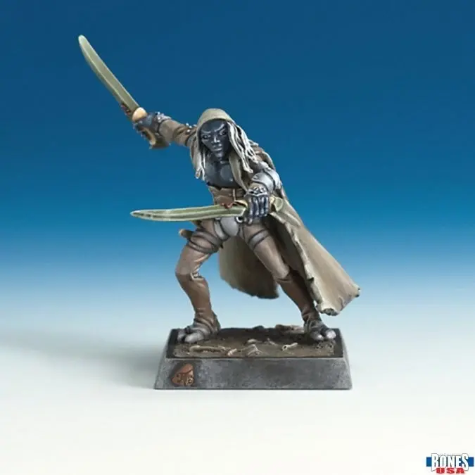 30244 Tharnyx Shadeborn, Elf Rogue - Bones USA Reaper Legends