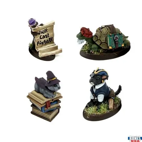 30284 Fancy Hat Familiars (4) - Reaper Bones USA