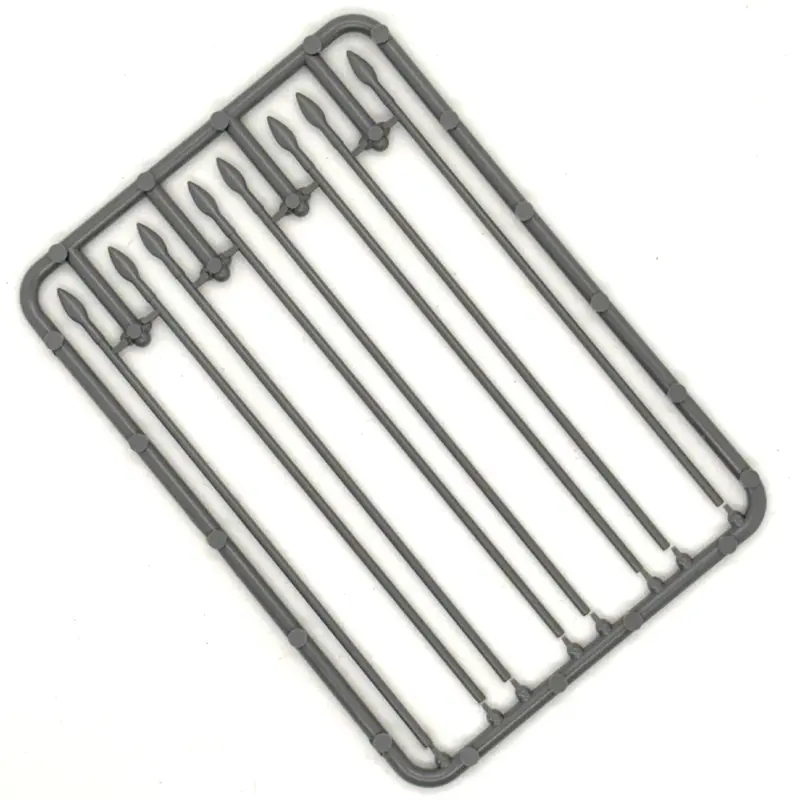 40 Plastic Spears - North Star Wargaming Components