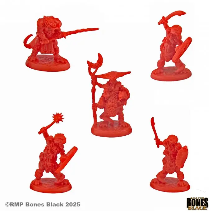44262 Fire Newts - Reaper Bones Black