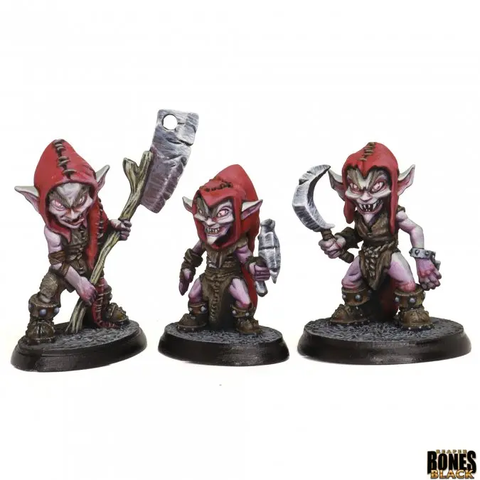 44289 Redcaps Mischievous Fey - Reaper Bones Black