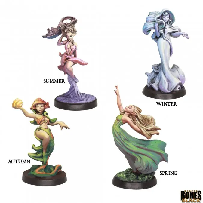 44298 Sylphs (4) - Reaper Bones Black