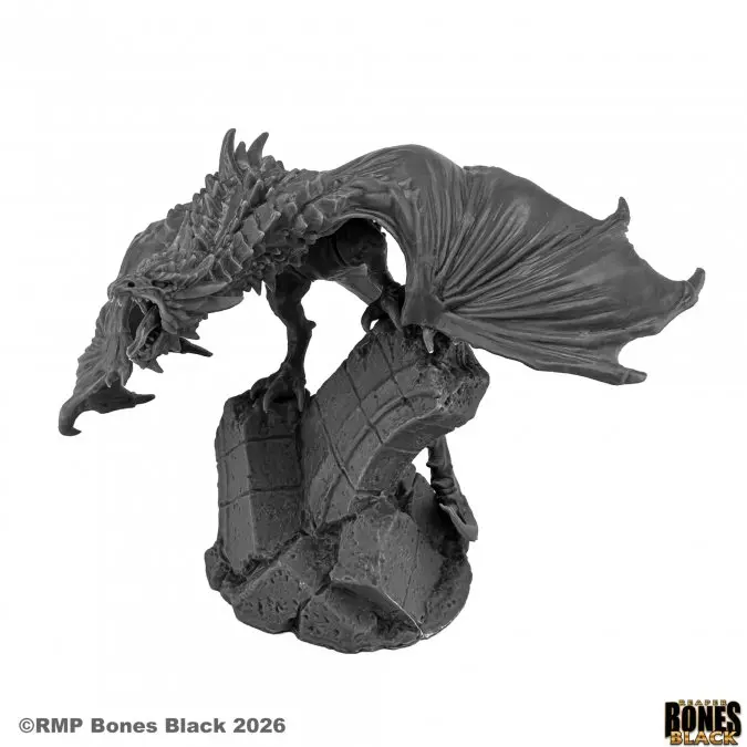44302 Wyvern (Stalking) - Reaper Bones Black