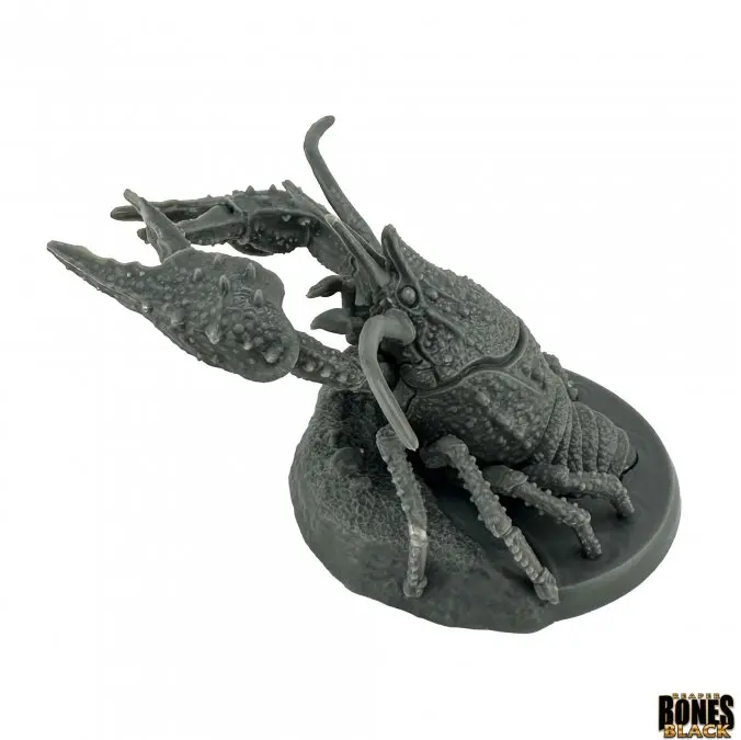 44317 Monstrous Crayfish (Large) - Reaper Bones Black