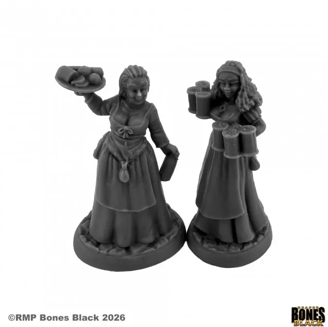 44333 Violet and Holly, Barmaids - Reaper Bones Black