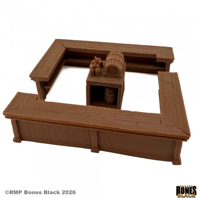 44339 Green Griffin Bar - Reaper Bones Black
