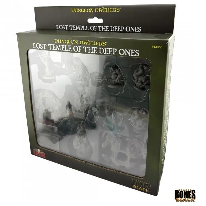 44350 Lost Temple of the Deep Ones Deluxe Boxed Set - Reaper Bones Black