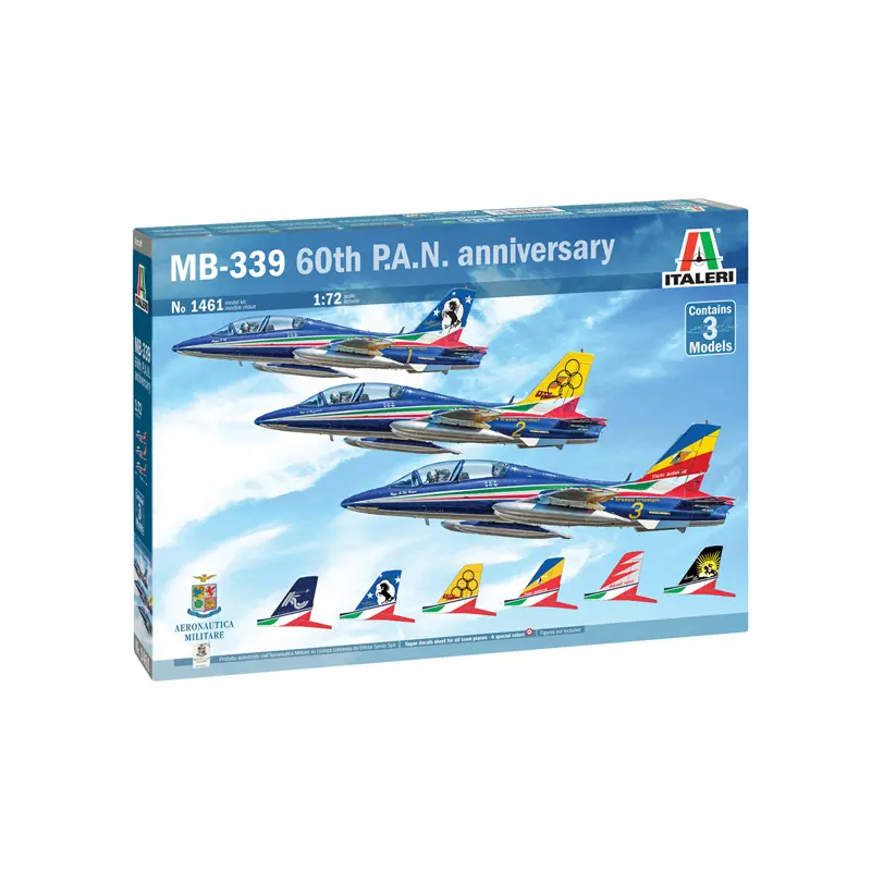 60th P.A.N Anniversary MB-339 Trio - Italeri 1
