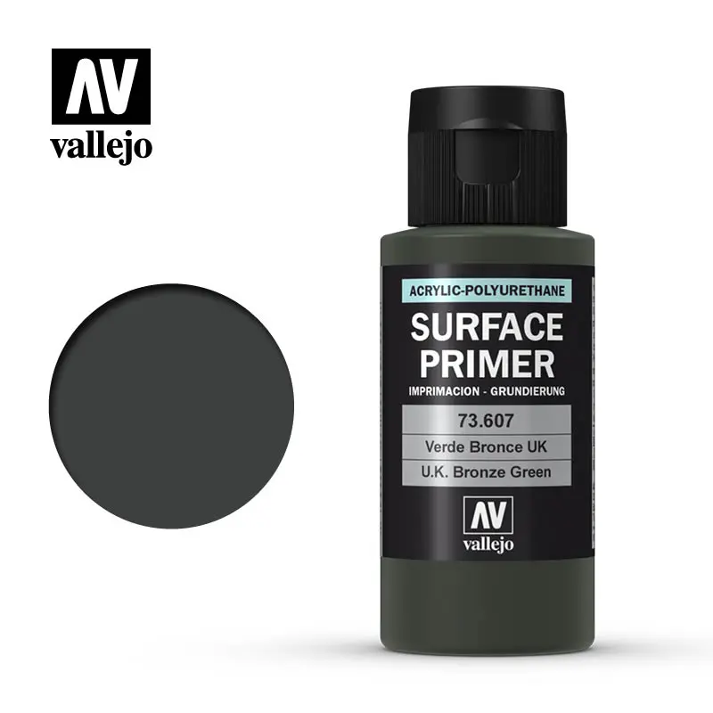 73.607 - UK Bronze Green Surface Primer - Vallejo