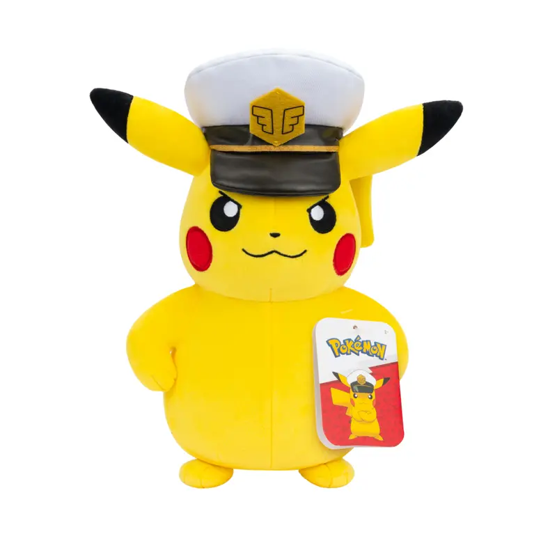 8" Captain Pikachu Pokémon Plush