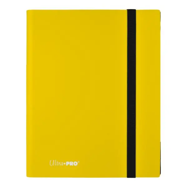 9-Pocket Eclipse Lemon Yellow Pro-Binder