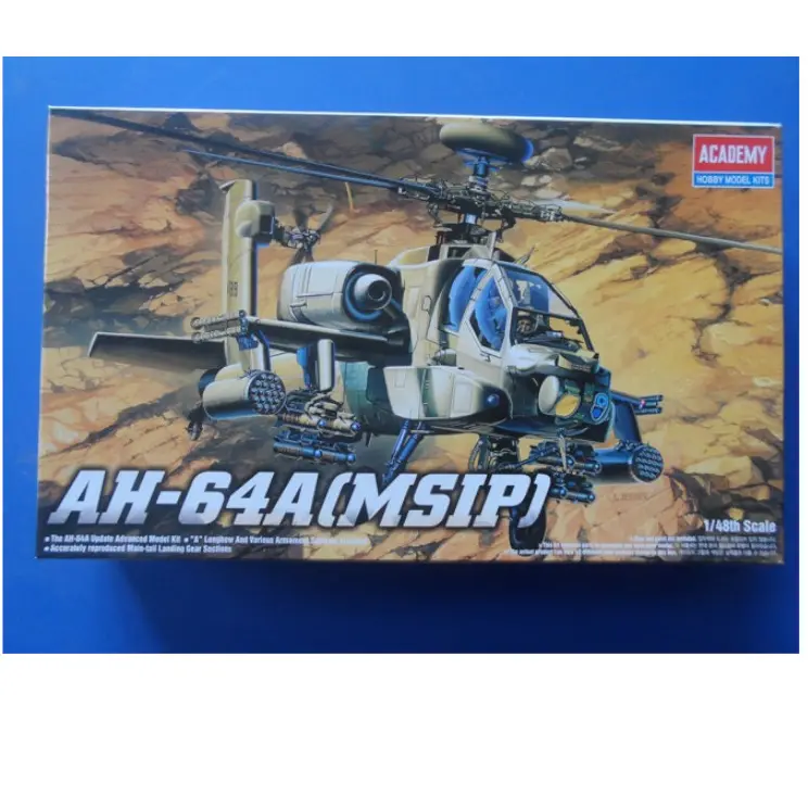 Academy AH-64A Apache 1/48 Scale Plastic Model Kit