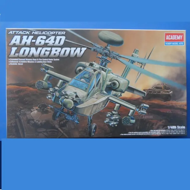 Academy AH-64D Longbow 1/48 Scale Plastic Model Kit