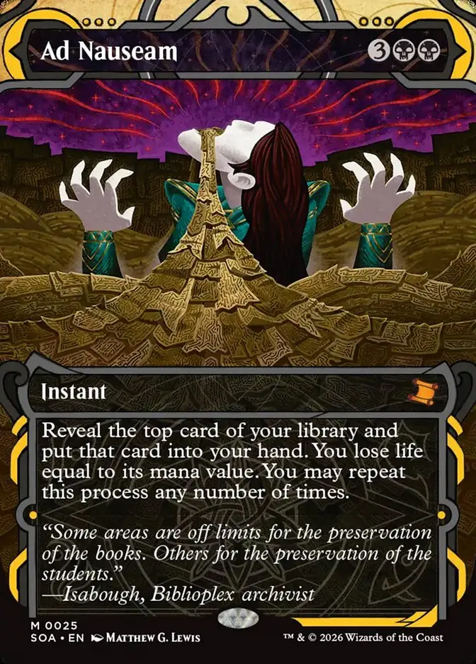 Ad Nauseam Secrets of Strixhaven Mystical Archive #025