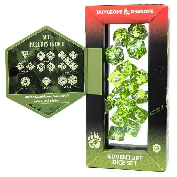 Adventure Dice Set - Druid
