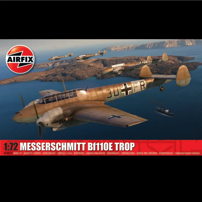 Airfix Messerschmitt Bf110E E-2 TROP - 1