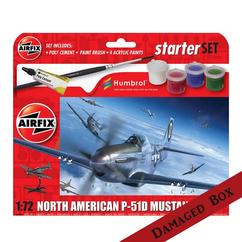 Airfix North American P-51D Kit - Damaged Box