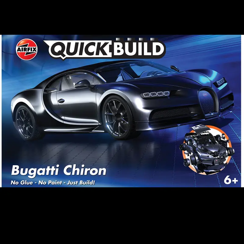 Airfix QUICKBUILD Bugatti Chiron – Black