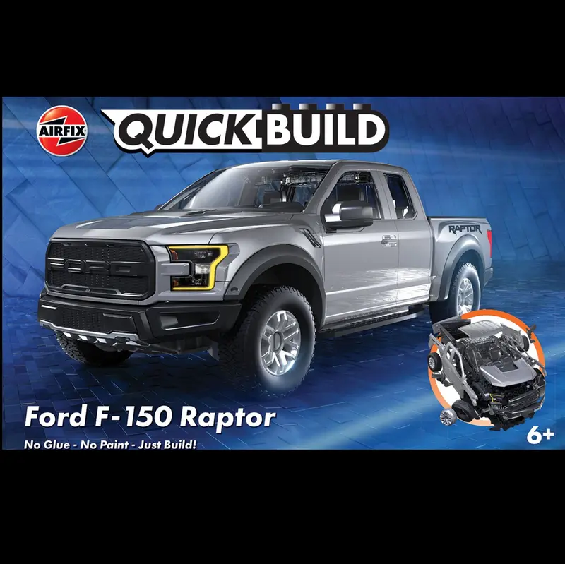 Airfix QUICKBUILD Ford F-150 Raptor – Grey