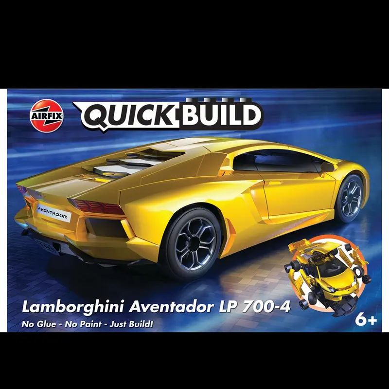 Airfix QUICKBUILD Lamborghini Aventador – Yellow