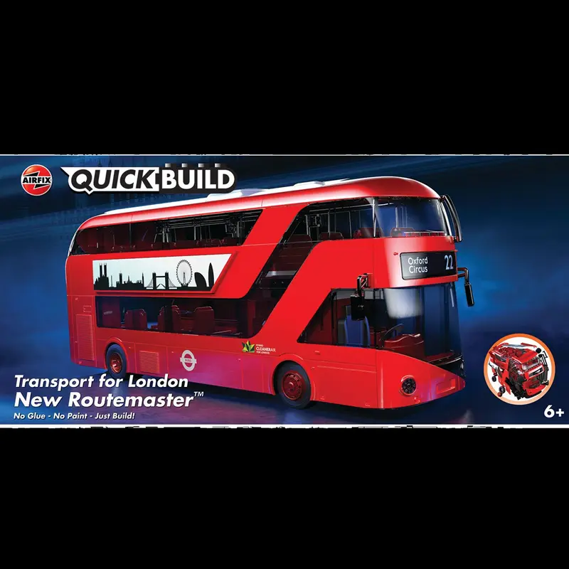 Airfix QUICKBUILD Transport for London New Routemaster Bus