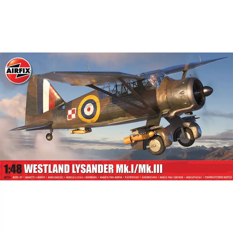 Airfix Westland Lysander MkI/MkIII Model Kit