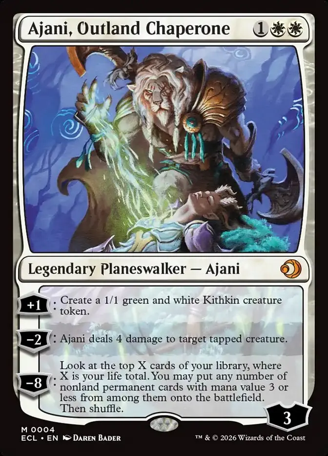 Ajani, Outland Chaperone Lorwyn Eclipsed #004