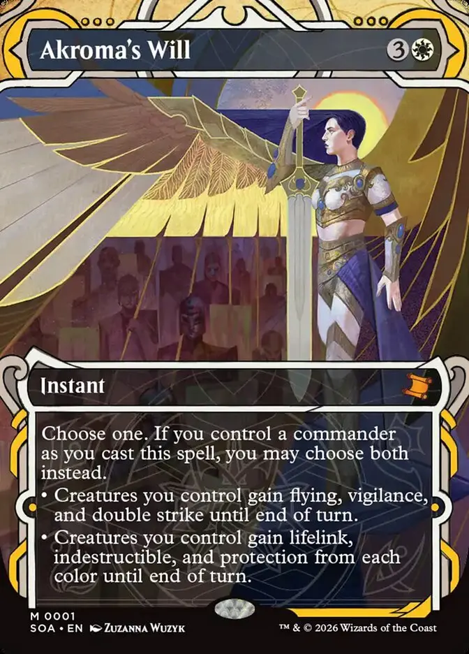 Akroma's Will Secrets of Strixhaven Mystical Archive #001