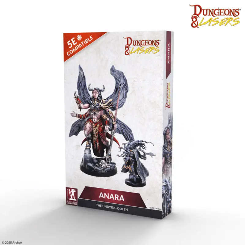 Anara the Undying Queen Dungeons And Lasers RPG Miniature
