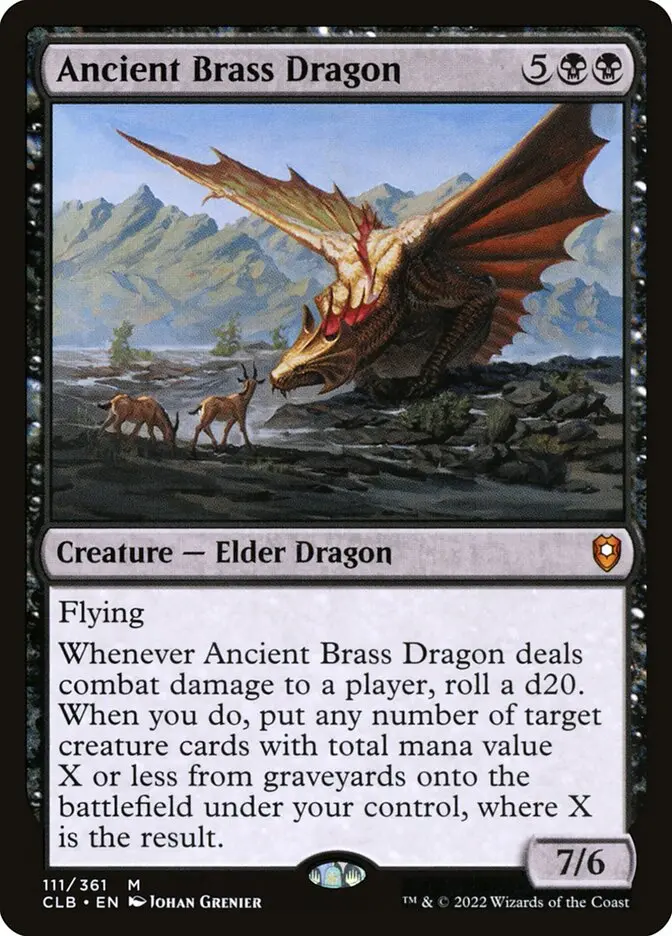 Ancient Brass Dragon - Commander Legends #111