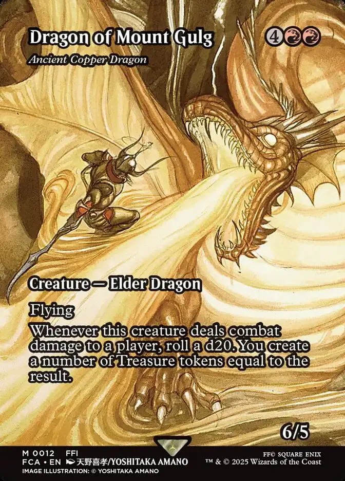 Ancient Copper Dragon Final Fantasy Through The Ages #012