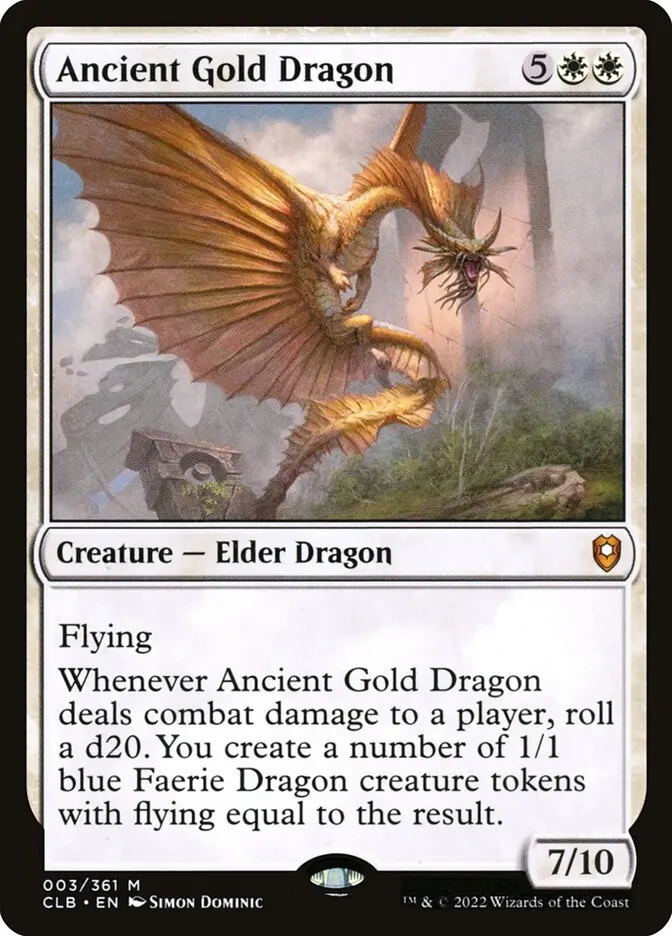 Ancient Gold Dragon - Commander Legends #003