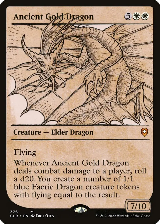 Ancient Gold Dragon - Commander Legends #376