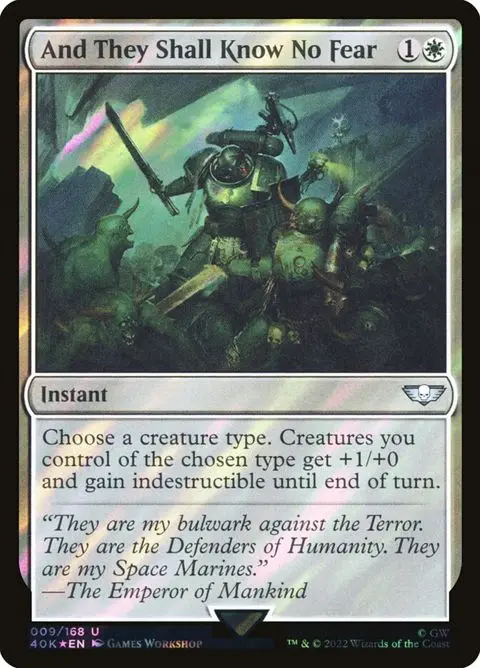 And They Shall Know No Fear (9★) - Surge-Foil
