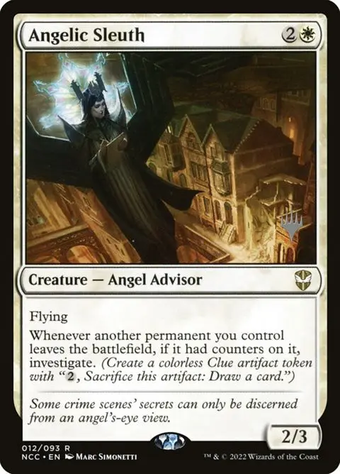 Angelic Sleuth (12p) - Planeswalker Stamped