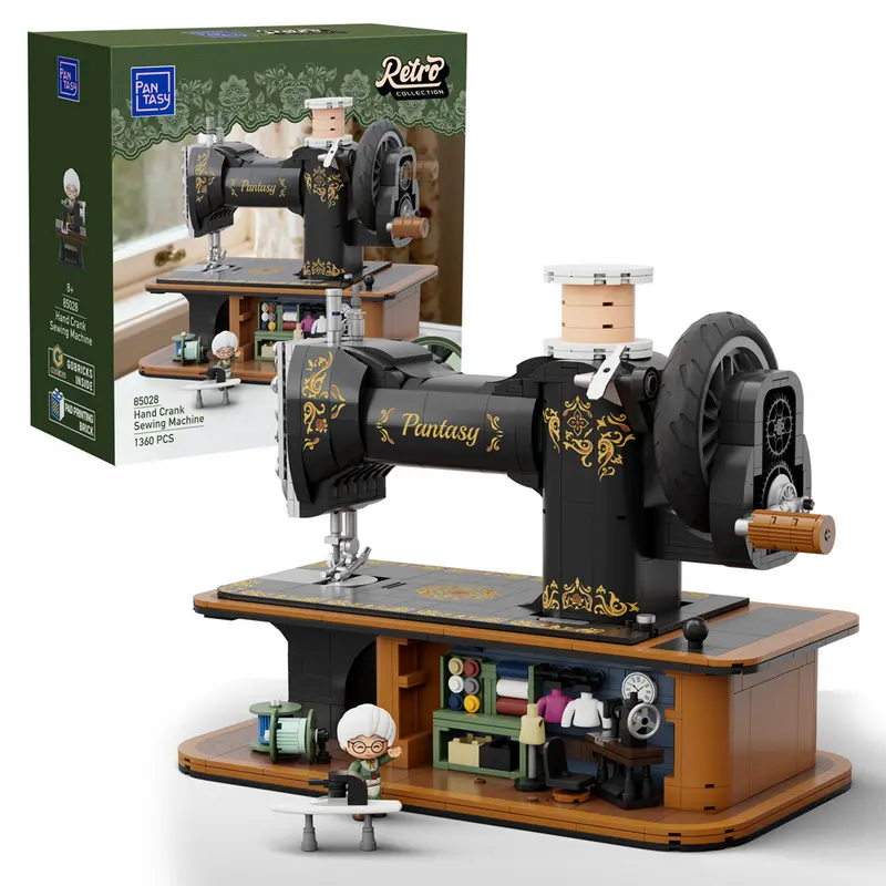 Antique Hand Crank Sewing Machine - Pantasy Brick Kit