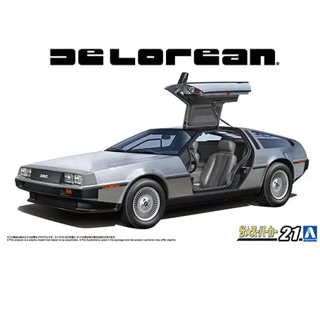 Aoshima DeLorean DMC-12 – 1/24 Scale Model Kit