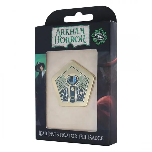 Arkham Horror Limited Edition Lead Investigator Pin Badge [ Pre-order ]