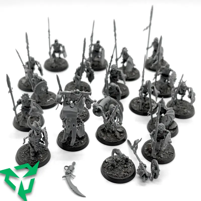 Assembled Deathrattle Skeletons
