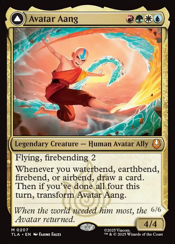 Avatar Aang // Aang, Master of Elements Avatar The Last Airbender #207