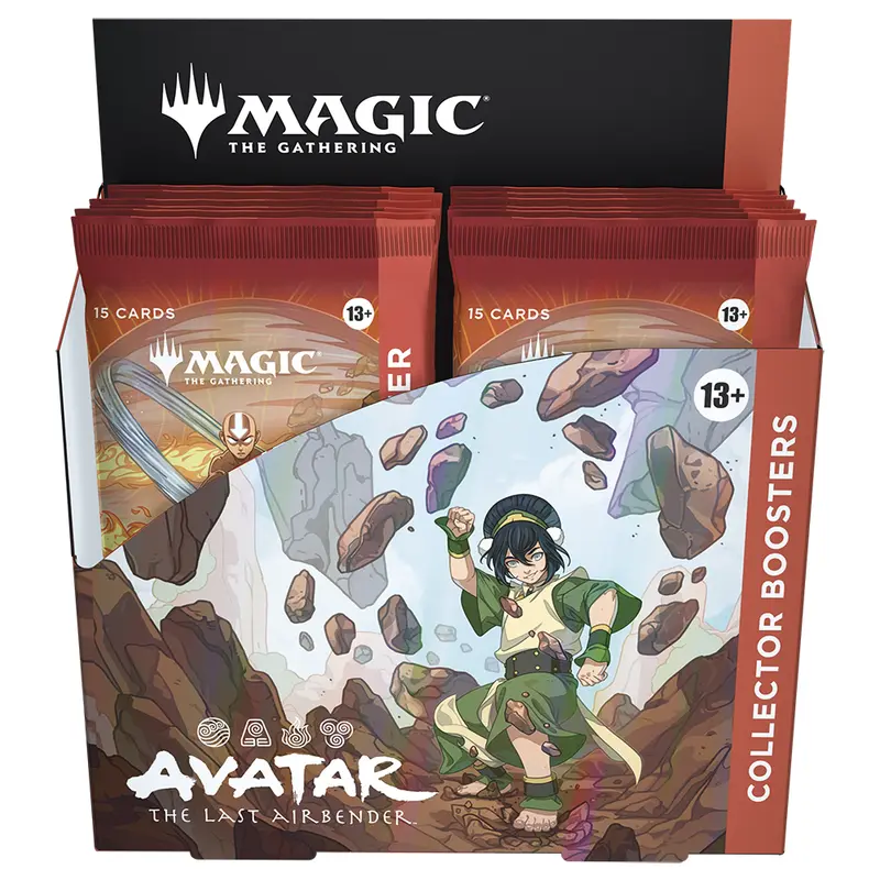 Avatar The Last Airbender Collector Booster Display