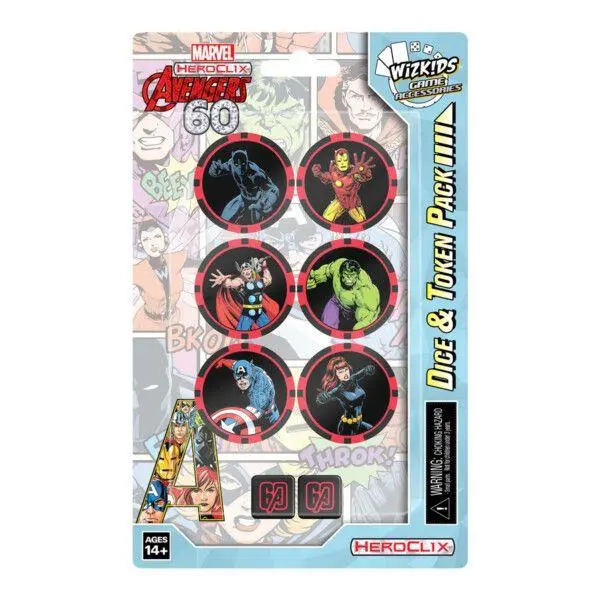 Avengers 60th Anniversary Dice and Token Pack